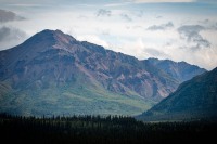 At Teklanika Rest Area on the Tundra Wilderness Tour in Denali National Park