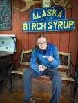 Kyle at Birch Syrup store in Talkeetna