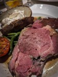 Prime rib in Savoy dining room on Sapphire Princess