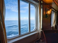 View from International Dining Room on Sapphire Princess