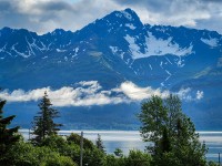 View from our apartment in Seward