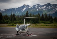 Helicopter for flght tour in Seward