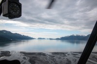 On our helicopter flight tour in Seward