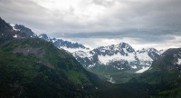 On our helicopter flight tour in Seward