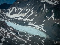 Hawk Glacier on our helicopter flight tour in Seward