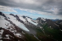 On our helicopter flight tour in Seward