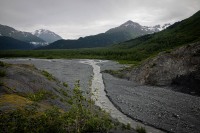 Exit Glacier outwash plain in Seward