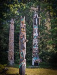 Totem Poles in Stanley Park, Vancouver