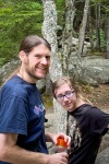 Kyle and Paul in Franconia Notch