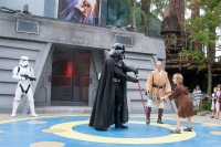 Kyle battling Darth Vader