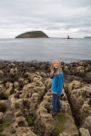 Kyle with Puffin Island at Penmon Point