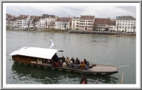 Rhine ferry looking across to Kleinbasel