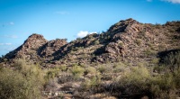 Hiking the Waterfall Trail in White Tank Mointain Regional Park in Waddell, AZ