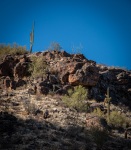 Hiking the Waterfall Trail in White Tank Mointain Regional Park in Waddell, AZ