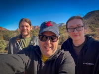 Paul, Peter and Kyle at the Red Rock Visitors Center in Sedona, AZ