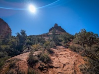 Hiking at Bell Rock in Sedona, AZ