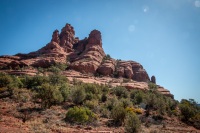 Hiking at Bell Rock in Sedona, AZ