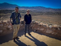 Paul and Kyle at Tuzigoot National Monument in Clarkdale, AZ