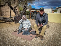 Paul at the Jail Tree in Wickenburg, AZ