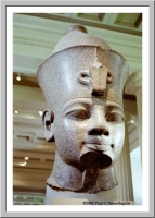 Colossal Egyptian head