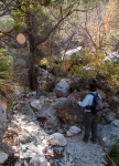 Paul Murphy along the Devil's Hall Trail in Guadalupe Mtns NP