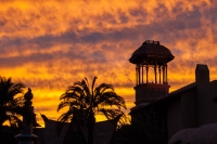 Sunset over Adventureland